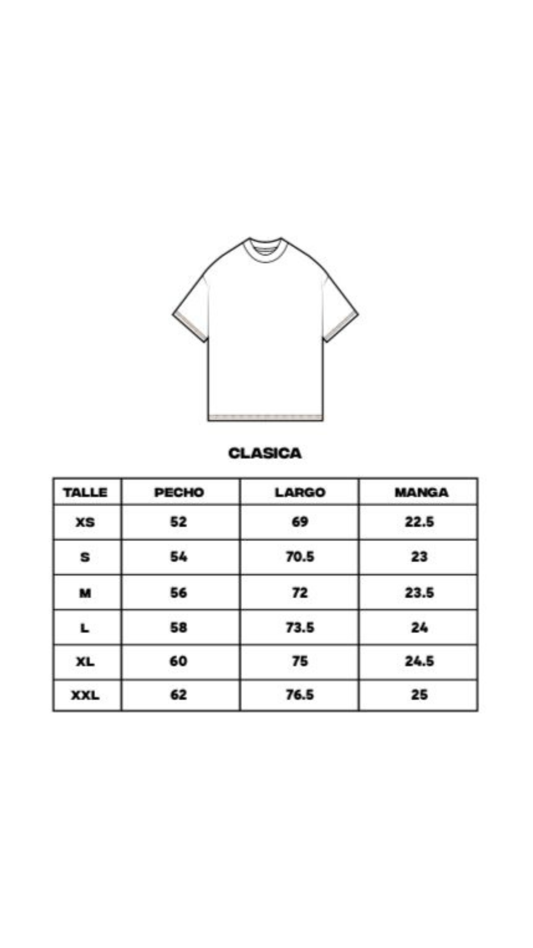 Guía de talles